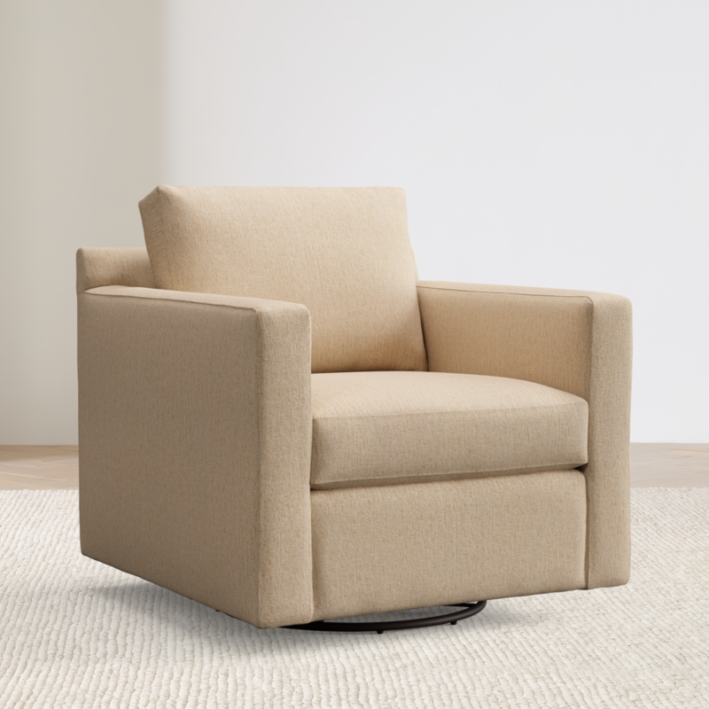 Barrett II 35.5" Track Arm Swivel Chair - image 0 of 10
