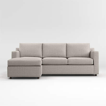 Barrett Ii Reversible Sectional, Lounge Sofa Sectional Crate And Barrel