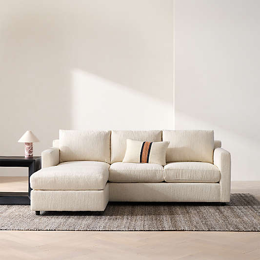Barrett II 91" Reversible Storage Chaise Lounge Sectional Sofa