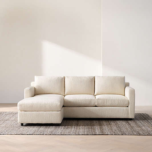 Barrett II 91" Reversible Storage Chaise Lounge Sectional Sofa