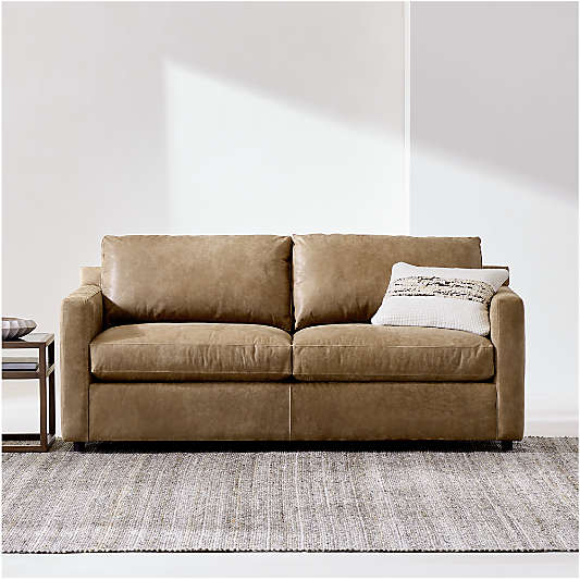 Barrett II Leather Sleeper Sofa (71"-91")