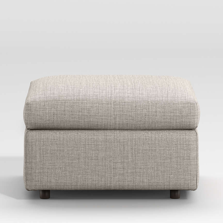 Crate and barrel axis shop ii ottoman