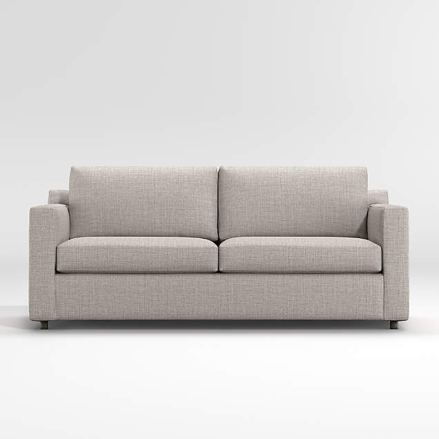 Barrett II Leather 3 Seat Sofa + Reviews | Crate & Barrel