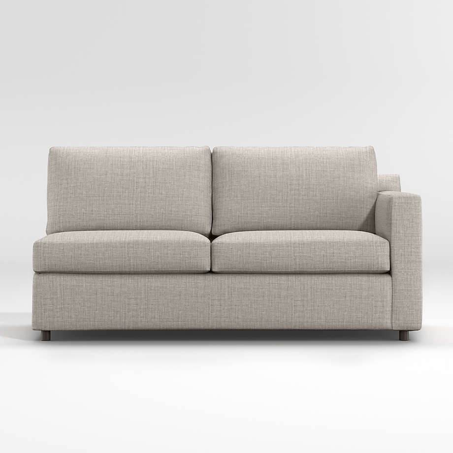 Barrett II Right Arm Apartment Sofa + Reviews | Crate & Barrel