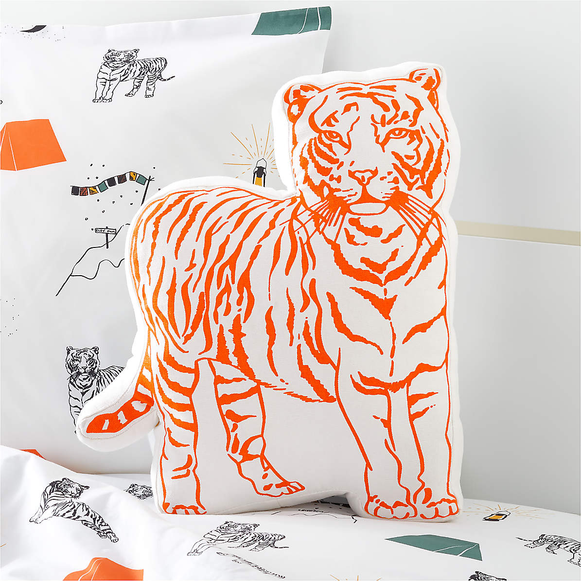 Tiger 2024 shaped pillow