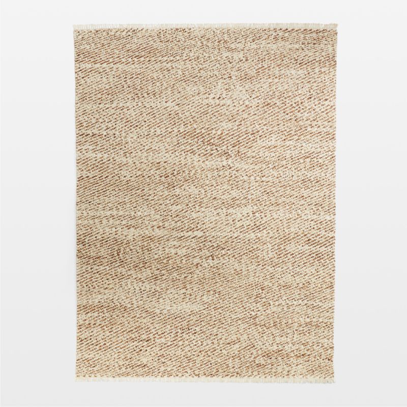 Provence Jute and Wool Hand-Knotted Taupe Brown Area Rug 9'x12