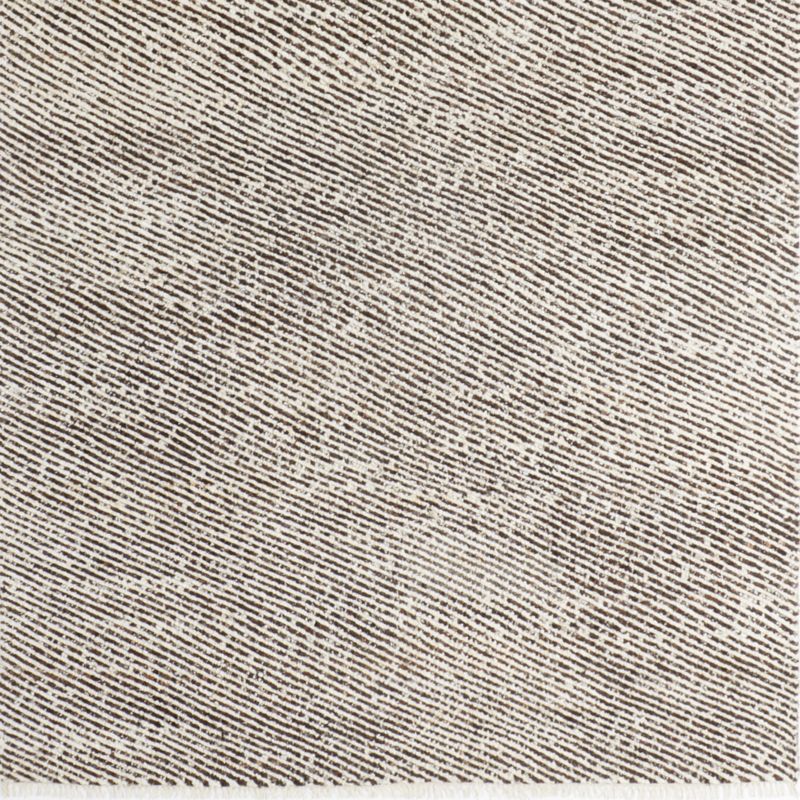 Basel Wool Hand-Knotted Brown Area Rug 9'x12' - image 0 of 5