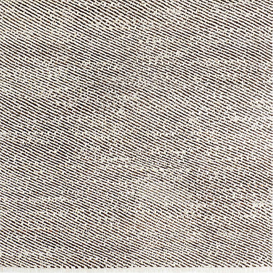 Basel Wool Hand-Knotted Brown Area Rug 6'x9'