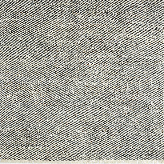 Basel Wool Blue and Sage Green Rug Swatch 12"x18"