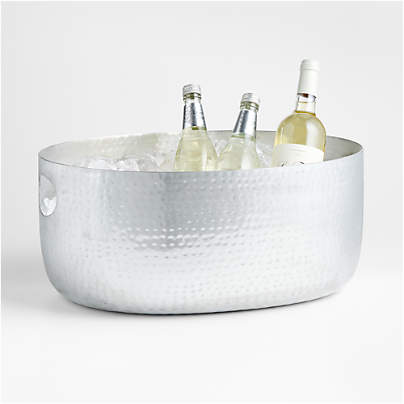 Bash Silver Beverage Tub