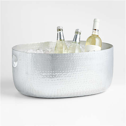 Bash Silver Beverage Tub