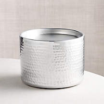 Crate & Barrel Bash Silver Drink Dispenser Stand