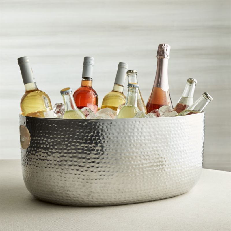 Woven Fiber 8" Flatware Caddy with Handle