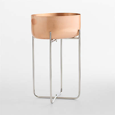 Bash Copper Beverage Tub with Stainless Steel Stand