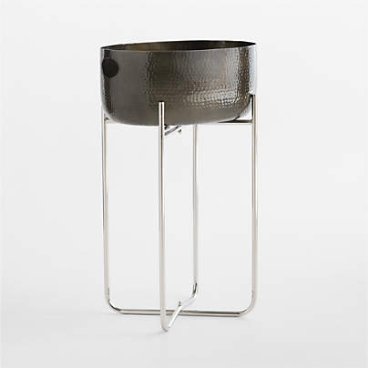 Bash Graphite Beverage Tub with Stainless Steel Stand