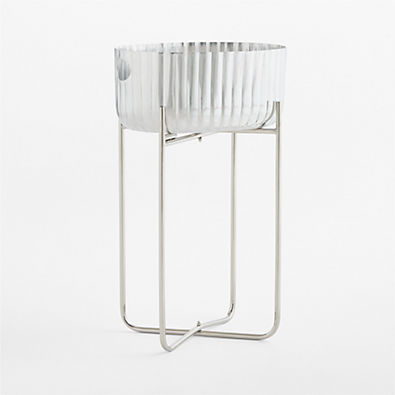 View Bash Fluted Beverage Tub with Stainless Steel Stand details