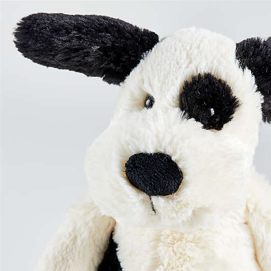 Jellycat Bashful Black and Cream Puppy Kids Stuffed Animal