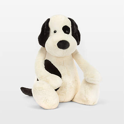 Jellycat 4FT Gigantic Bashful Black & Cream Puppy Kids Stuffed Animal