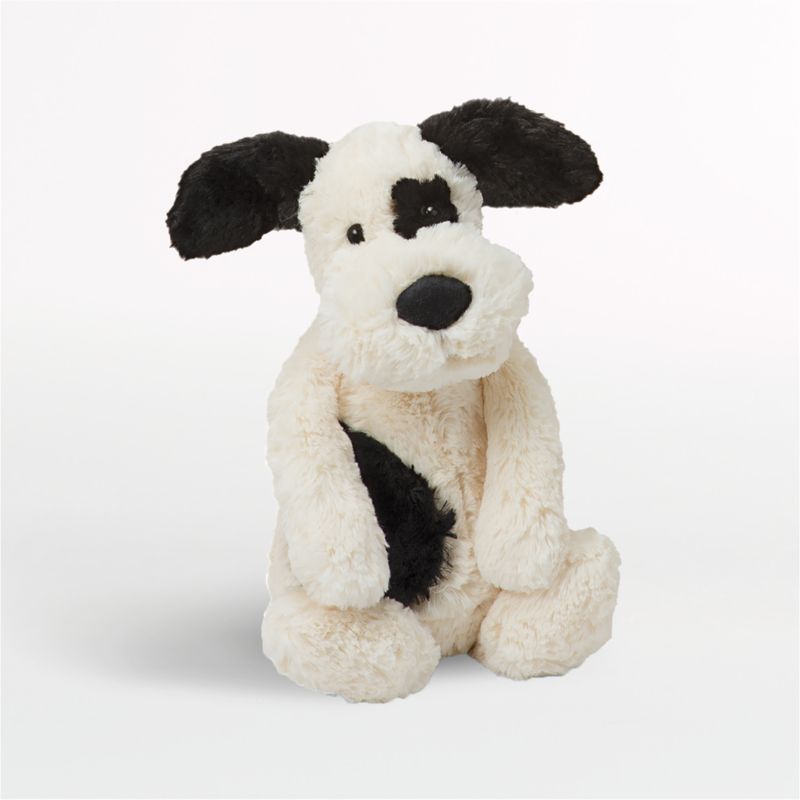 Jellycat ® Bashful Black and Cream Puppy Kids Stuffed Animal