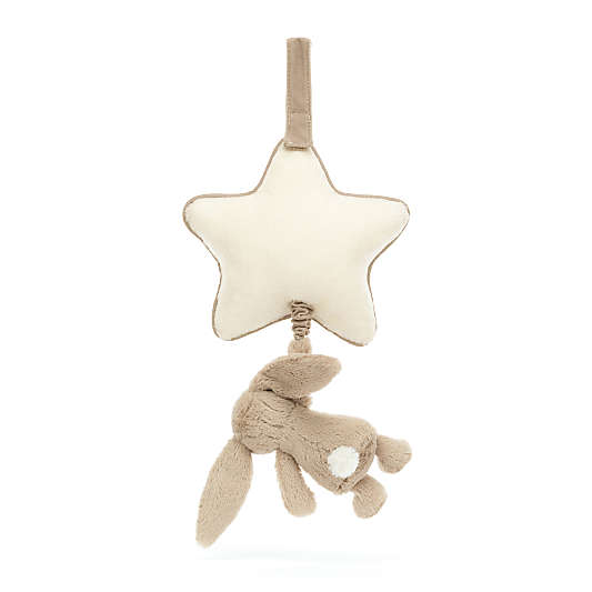 Jellycat ® Bashful Beige Bunny Plush Musical Pull Toy