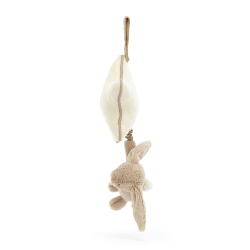 Jellycat ® Bashful Beige Bunny Plush Musical Pull Toy - image 1 of 4