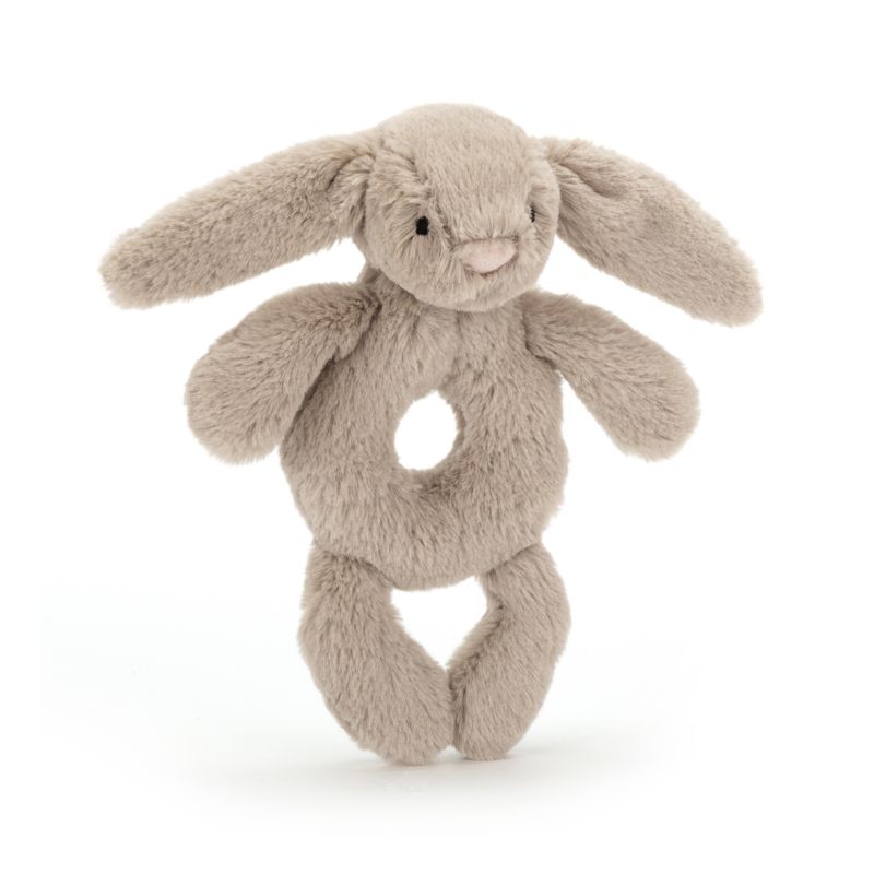 Jellycat ® Bashful Beige Bunny Baby Plush Baby Rattle - image 1 of 4