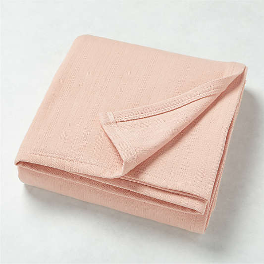 Basic Pink Twin Bed Blanket