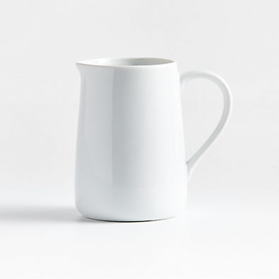 View White Ceramic Creamer Jar details