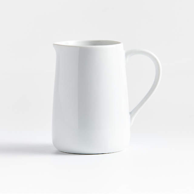 8oz Ceramic Creamer Pitcher White - Threshold™