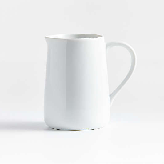 White Ceramic Creamer Jar