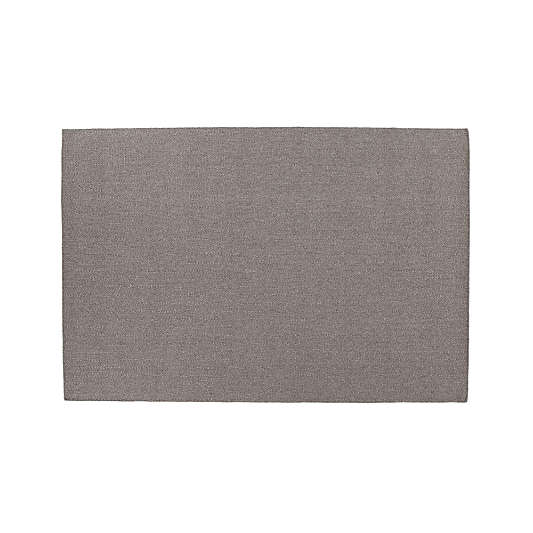 Basket Grey Flatweave Rug 4'x6'