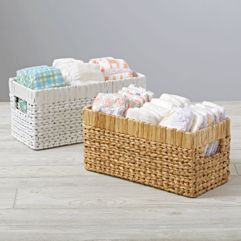 Wicker Small Changing Table Basket Crate And Barrel