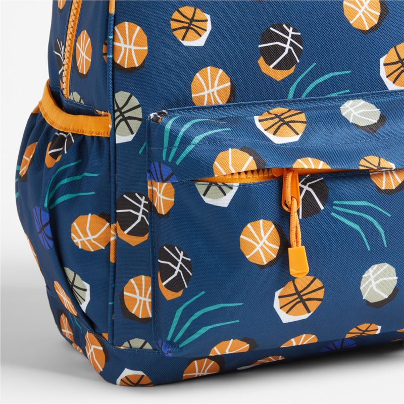 Basketball Kids Backpack with Side Pockets