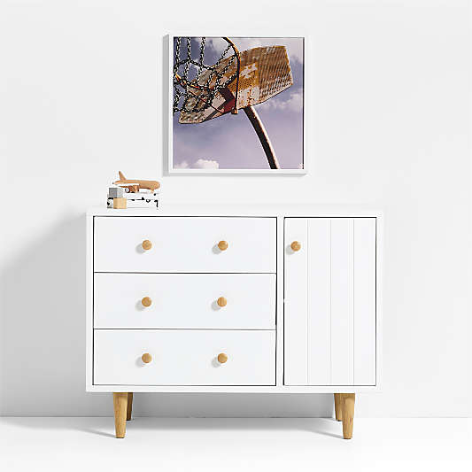 Basketball Hoop Framed Wall Art Print