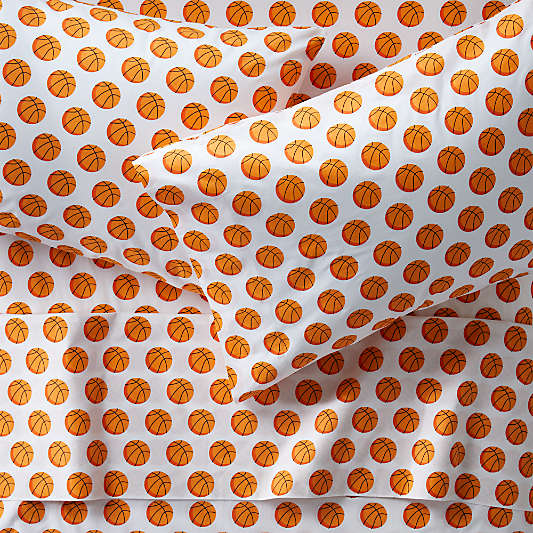 Organic Basketball Kids Full Sheet Set