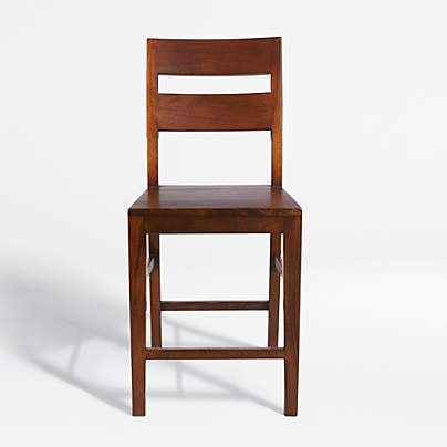 Basque Natural Chair-Bar Stool Cushion + Reviews | Crate & Barrel Canada