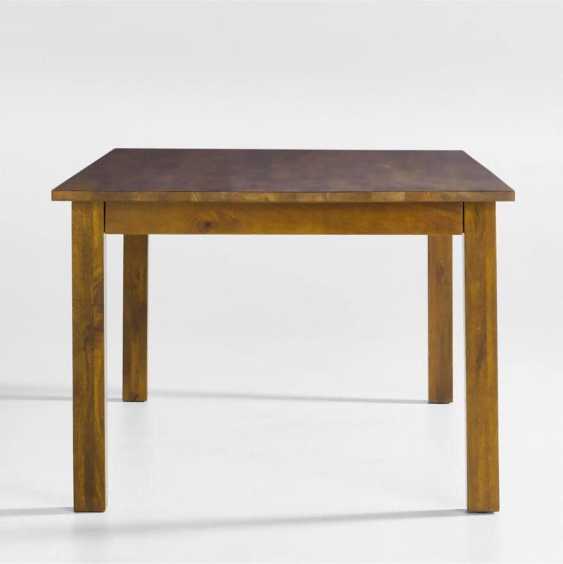 Basque 82"-118" Amber Solid Wood Extendable Dining Table