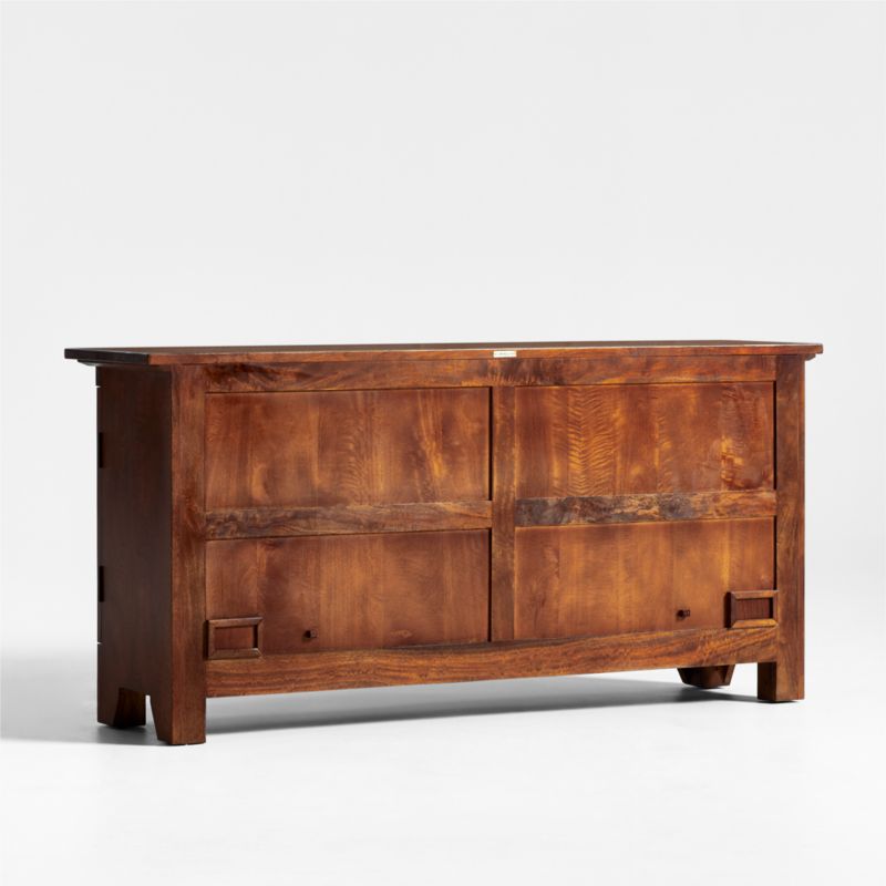 Basque Honey Brown Solid Wood Buffet