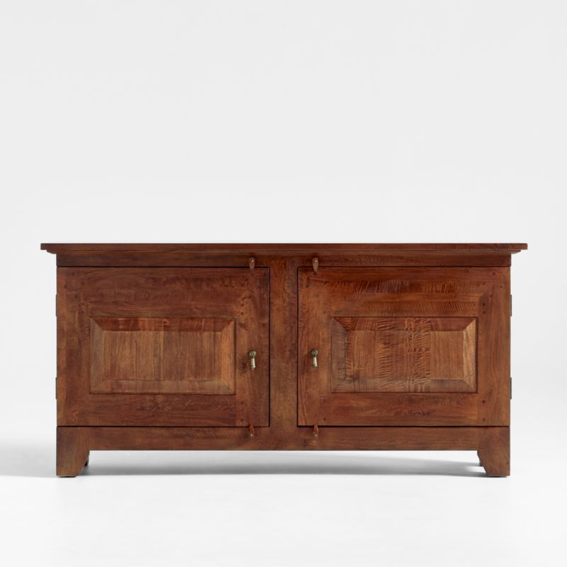 Basque Honey Brown Solid Wood Buffet