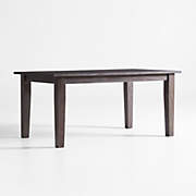 Virage 96" Curved Warm Brown Wood Dining Table