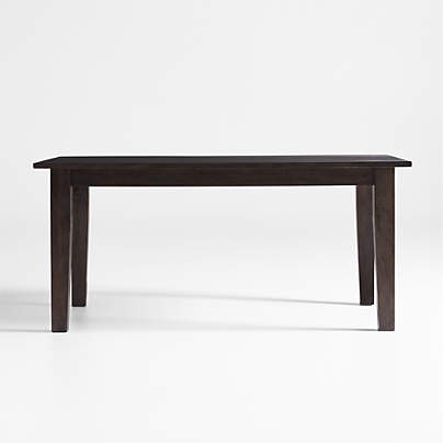 Basque 65" Charcoal Grey Wood Rectangular Dining Table
