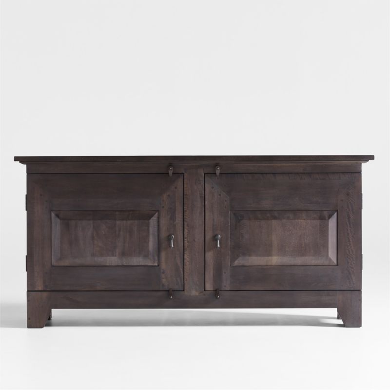 Basque Charcoal Grey Wood Buffet + Reviews