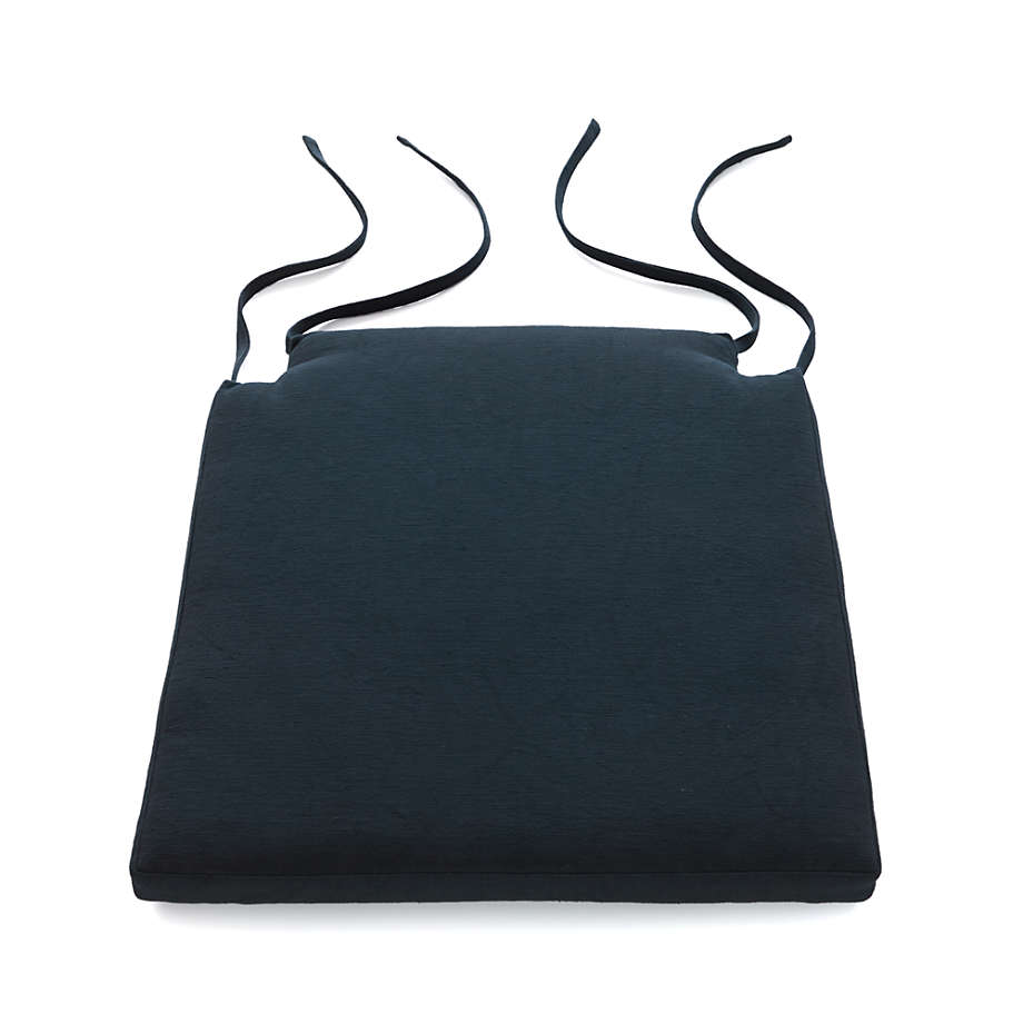 Basque Navy ChairBar Stool Cushion + Reviews Crate & Barrel