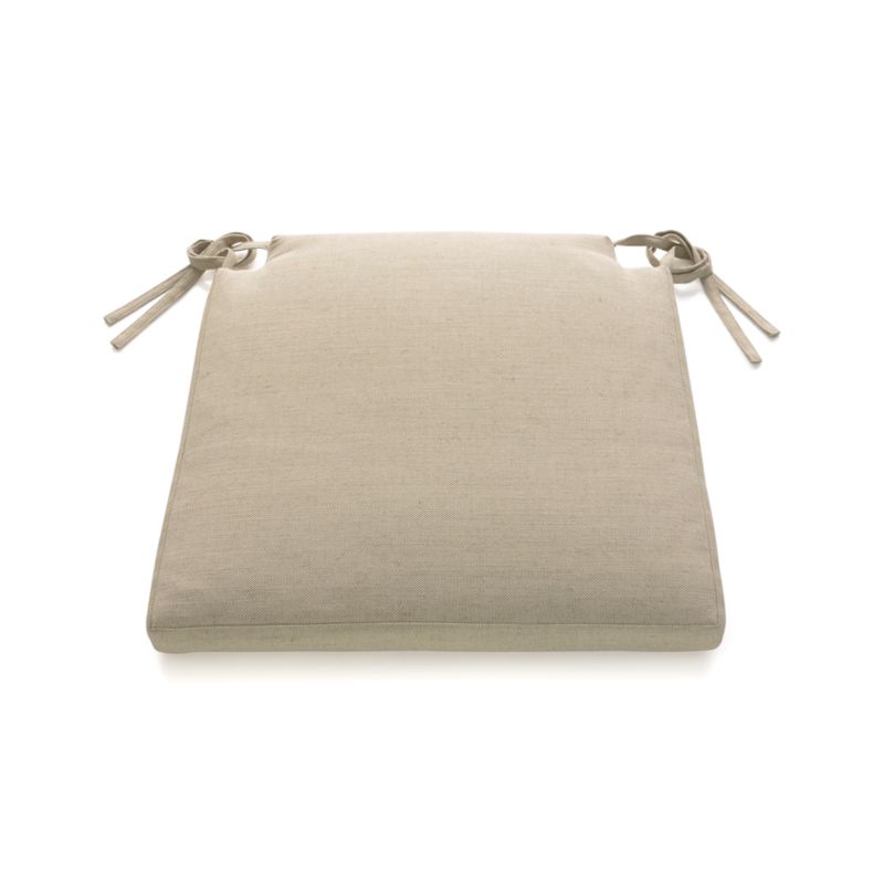 Basque Natural Chair–Bar Stool Cushion + Reviews | Crate and Barrel