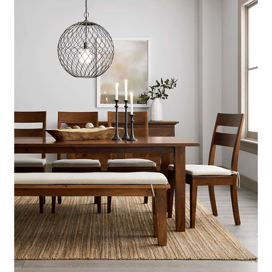 crate and barrel mango table