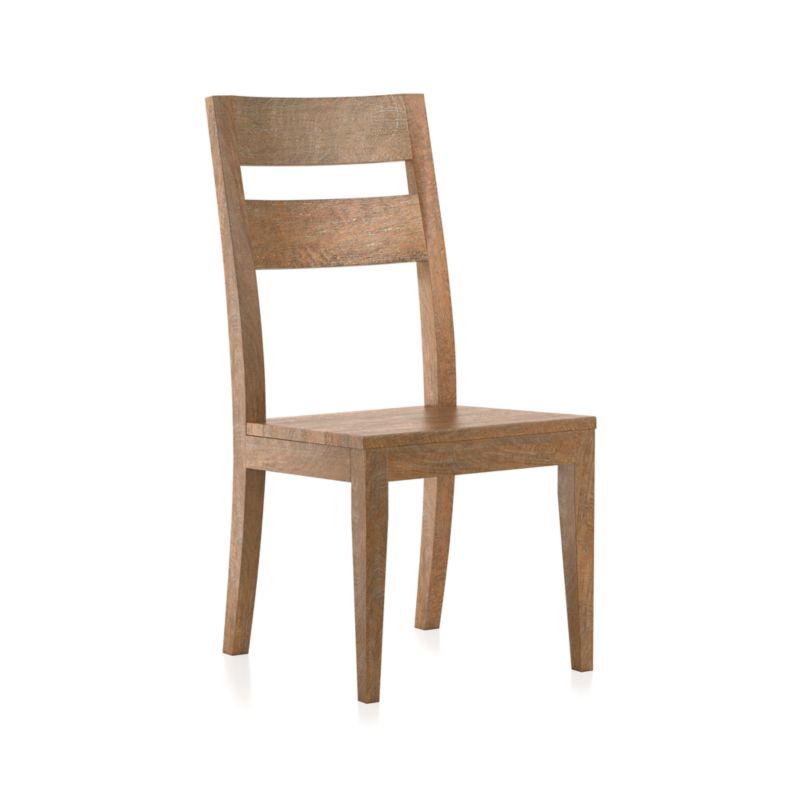 Basque Light Brown Solid Wood Side Chair - image 13 of 14