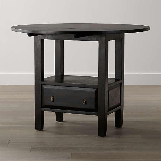 Basque Java Round High Dining Table