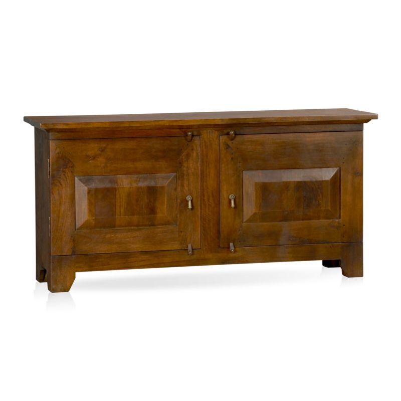 Basque Honey Brown Solid Wood Buffet