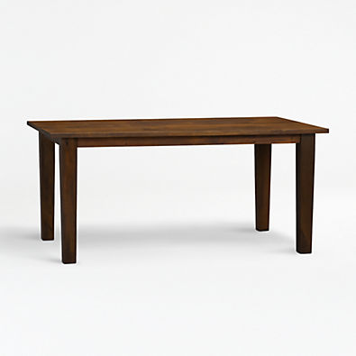 View Basque 65" Honey Brown Solid Wood Dining Table details