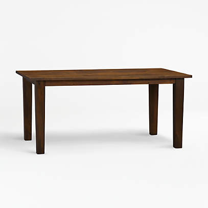 Crate and barrel rustic dining deals table